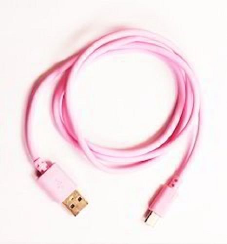 Light Weight High Performance Long Lasting Flexible Pink USB Charging Cable