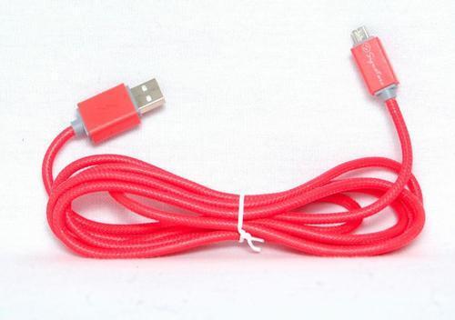 Light Weight High Performance Long Lasting Flexible Red Color Usb Data Cable