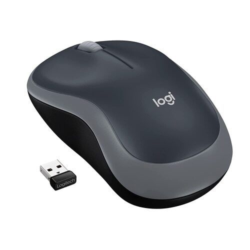 Lightweight Easy To Use Black And Grey Color Computer Logitech Wireless Mouse