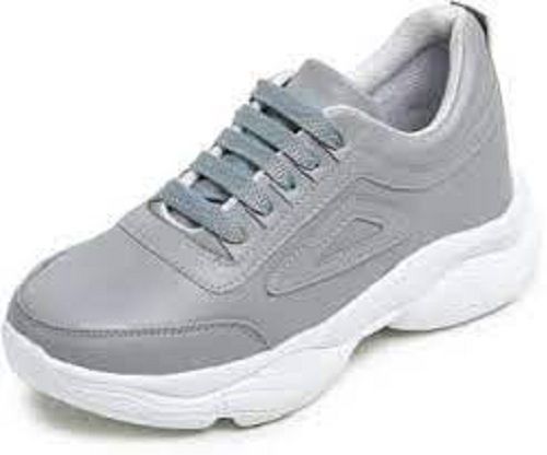 Men Skin Friendly Stylish Light Wight Comfortable And Breathable Grey Sport Shoes