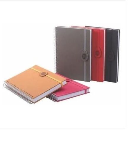 Multi Color Synthetic Pu Leather Spiral Business Dairy For Office Use