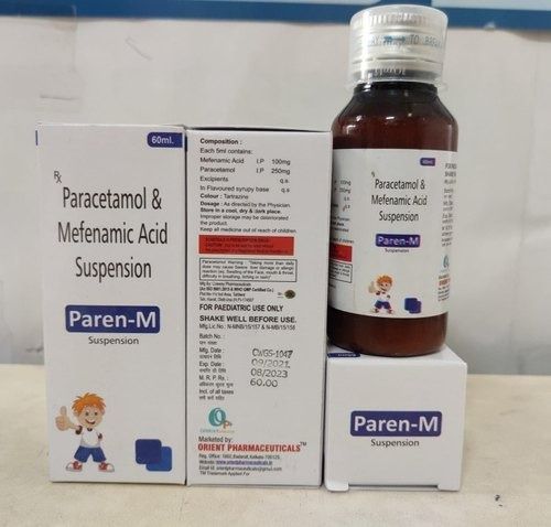 Paracetamol And Mefenamic Acid Suspension 60ml