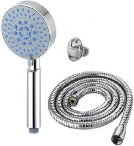 Brass Chrome Finish Wall Mount Multi Adjustable Rain Spray Shower Head 