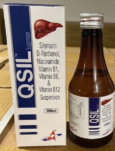 Liquid Silymarin, D Pantheol, Naicinamide Vitamin B1, B6, B12 Suspension