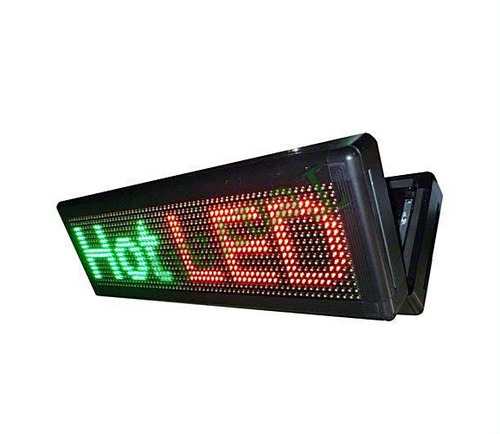 Weather Resistant And Lightweight Rectangular Black Plastic Led Display Board