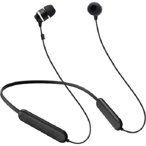24 Hours Capacity Abs Plastic Body 10 Meter Range Black Wireless Neckband 