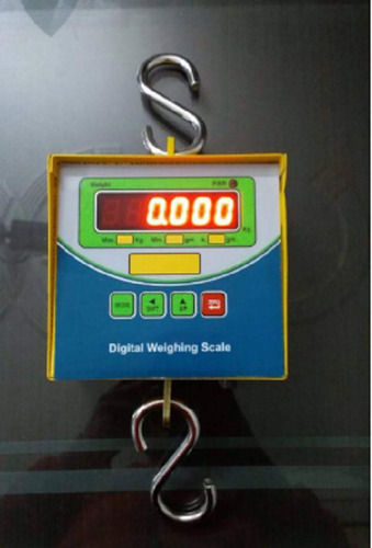 Yellow 50 Kg Capacity Range Mild Steel Material Digital Weighing Scale Machine