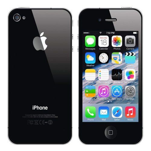 सुंदर और स्टाइलिश डिज़ाइन वॉल माउंटेड रीफर्बिश्ड Apple Black 4s Iphone मेमोरी साइज़ 16 Gb Apple Iphone