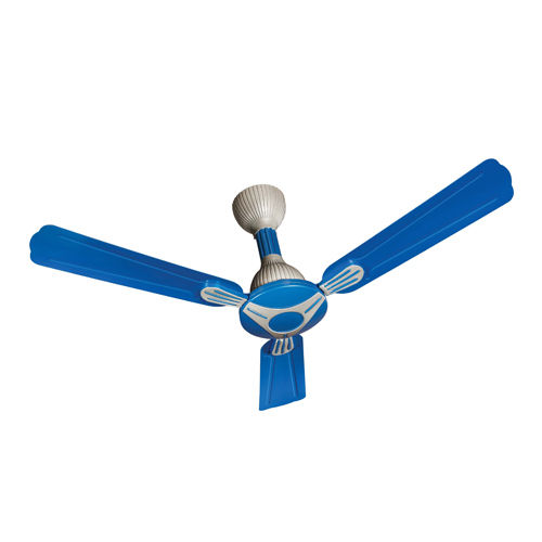 Blue 3 Blade Wall Mound Adjustable Environment Friendly Mild Steel Usha Ceiling Fans