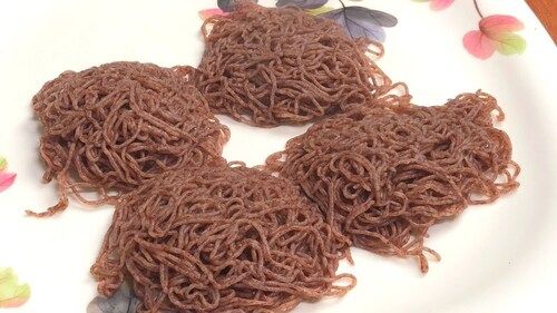 Brown Fresh Healthy Carbs Enriched And Specious Taste Red Rice Instand Idiyappam