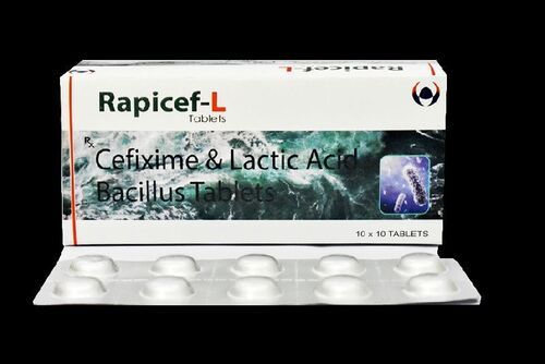 Cefixime And Lactic Acid Bacillus Tablets (Rapicef L Tablets)