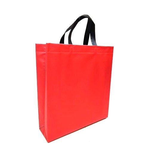 Eco Friendly Lightweight Reusable Biodegradable Red Non Woven Carry Bag