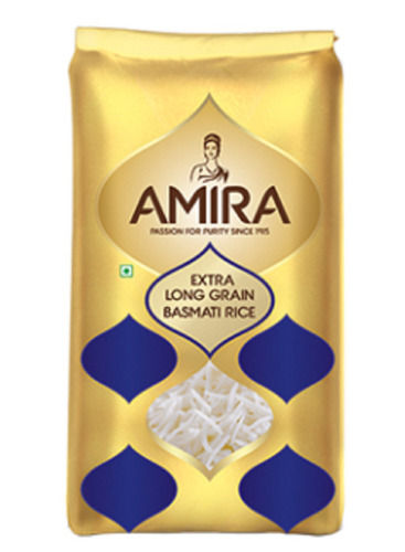 100% Pure And Natural Long Grain High Protein Amira Basmathi Rice For Cooking  Broken (%): 1