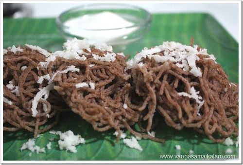 Fresh Healthy Carbs Enriched And Tasty Brown Chemba Instand Idiyappam