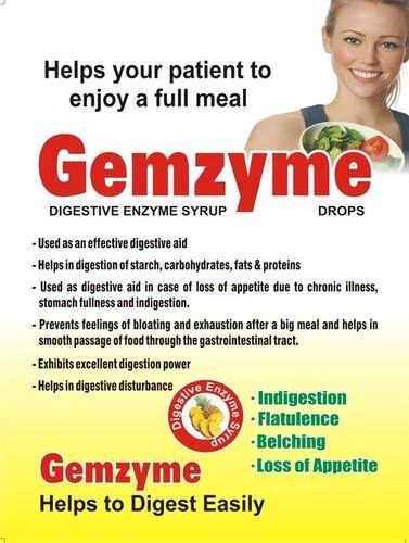 Gemzyme Syrup (Digestive Enzyme)