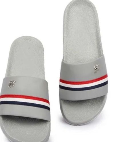 Rubber Grey Shade Comfortable Breathable Stylish And Light Weight Mens Flip Flop Slippers 