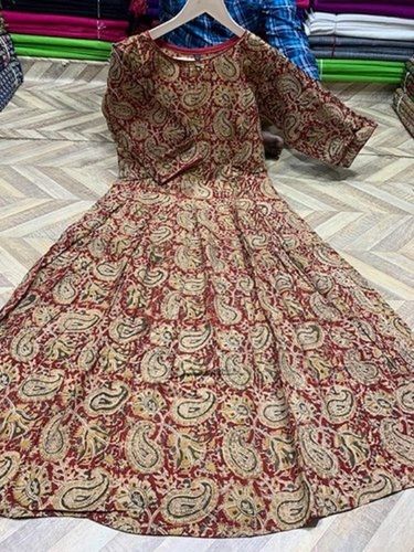 Kalamkari churidar clearance