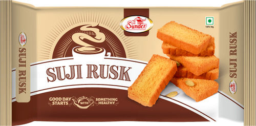 Hygienically Packed Crispy And Crunchy Healthy Fresh Tasty Digestive Suji Rusk