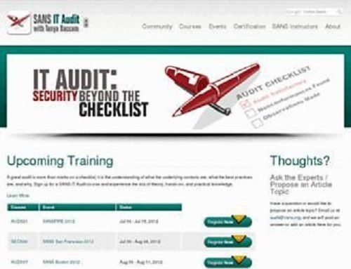 Internet Audit Training Program Services