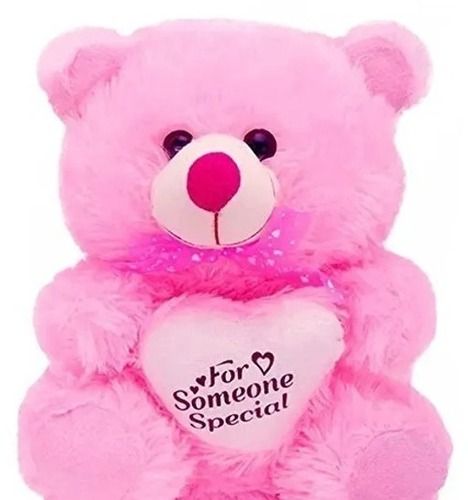 Cotton And Cloth Mono Teddy Bear, Soft Toys, Pink Color Length 30 Cm Teddy Bear 