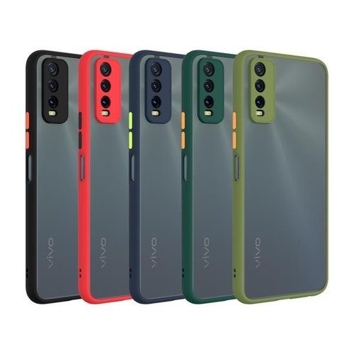 Orange Green Multi Colour Pattern Plastic Smoke Back Vivo Mobile Cover Design: Bar