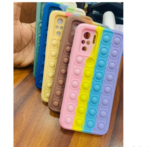 मल्टीकलर आयताकार आकार का रबर शॉक प्रूफ मोबाइल कवर 5 पीस का पैक