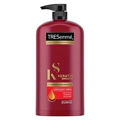 White Normal Hair With Coconut Scent For Frizz Management Smoothening Nourishing Tresemme Keratin Smooth Shampoo