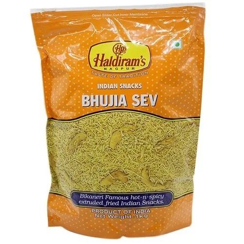  Crispy And Crunchy 400Gram Packaging Size Haldiram Bhujia Sev Namkeen Fat: 7 Grams (G)