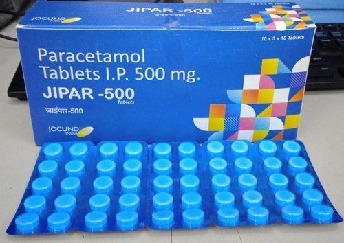 Paracetamol 500 Mg Tablets, 10x5x10