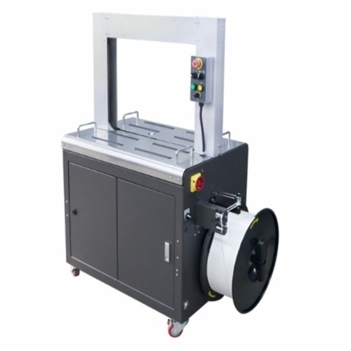 पावर सेव एंड ऑटो शट ऑफ नैरो स्ट्रैप ऑटोमैटिक स्ट्रैपिंग मशीन