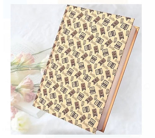 Rectangle Shape Printed Cover With White Pages Handbound Diary For Corporate  Perfect Binding