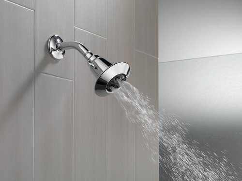 Silver Color Round Shape Wall Mounted Brass Showers