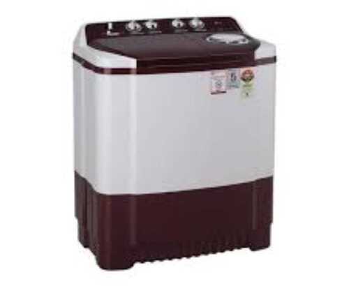 Semi Automatic Top Loading Energy Efficient White And Brown Washing Machine