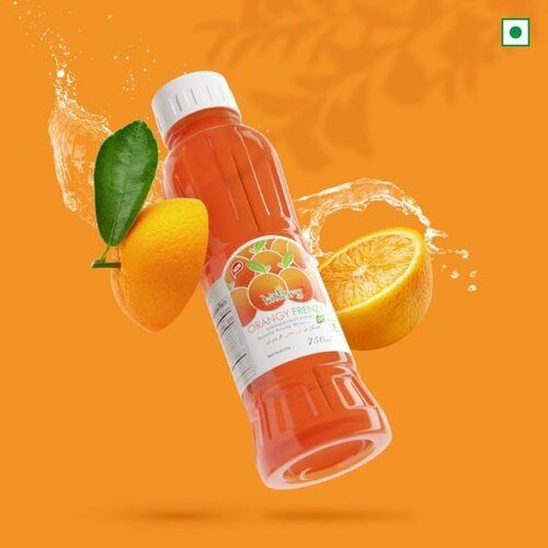 100% Pure Fresh Sweet Orange Liquid Hitkary Orangy Frenzy Sharbat For Summer Days