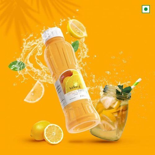 100% Pure Fresh Sweet Yellow Liquid Hitkary Limon Twist Sharbat For Summer Days