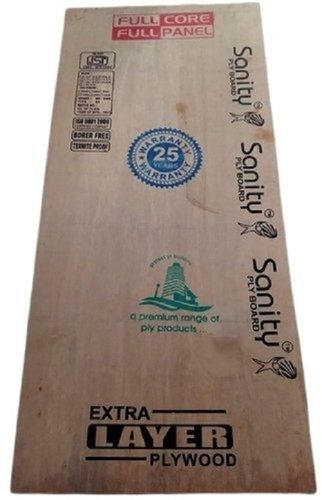 19mm Thickness Brown Shade Full Core Full Panel Extra Layer Sanity Ply Wood Board