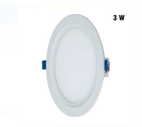 3 Watt Polycarbonate Round Cool White Roof Mounted Led Panel Light  Application: Indoor