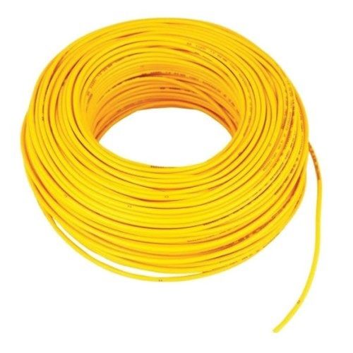 90 M Length 0.75Mm Size 220 V Yellow Copper Conductor Material Electrical Wires Usage: Industrial Use