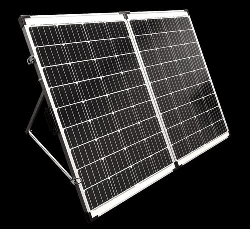 Black Monocrystalline Portable Modern Design Eco Friendly Rectangular Shape Solar Panel Max System Voltage: 300 Watt (W)