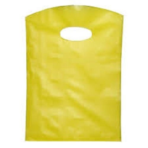 Eco Friendly Biodegerable And Reusable Yellow Plastic Shopping Carry Bag