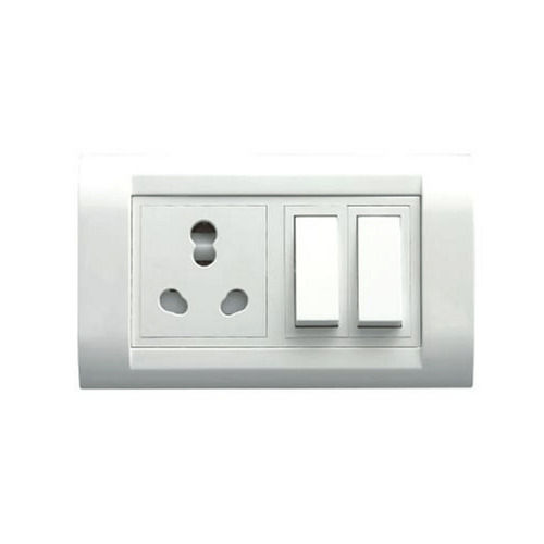 White Good Quality Stiff Pvc 10Amp Modular Electric Switch Board