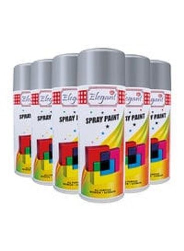 Interior And Exterior Acrylic Weather Resistance Elegant Multipurpose Spray Paint Pack Of 6 Pcs