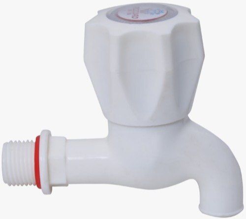 Long Durable Light Weight And Easy To Use Unbreakable White Plastic Water Tap