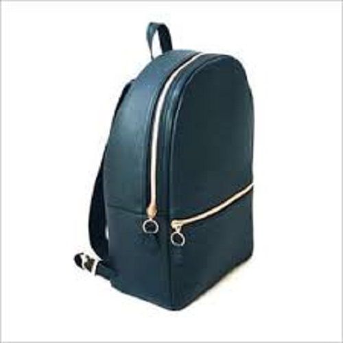 Silver Long Durable Stylish Lightweight Strong Fibric And Easy To Carry Black Girls College Bag 