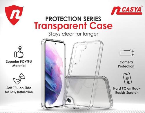 Mobile Transparent Back Case Cover(Stays Clear For Longer)