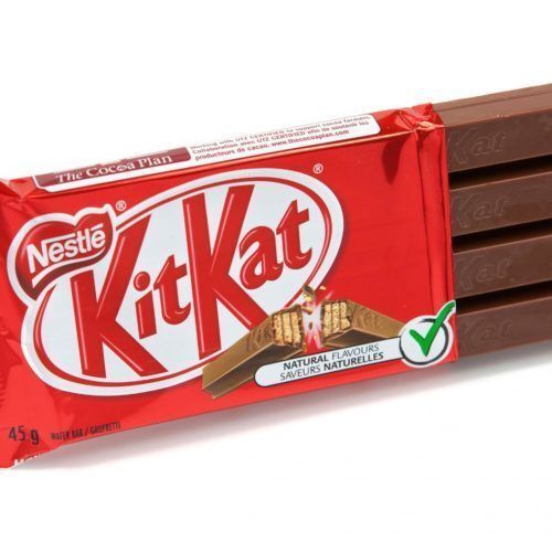 Brown Healthy Yummy Tasty Delicious Chocolate With Nestle Kit Kat Chocolate