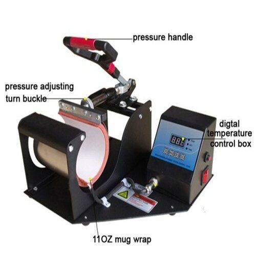 Pressure Adjusting Turn Buckle Mug Heat Press Machine With Pressure Handle 