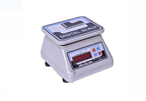 White Stainless Steel Top Capacity 30 Kg Accuracy 1 Gram Electronic Weighing Scale 