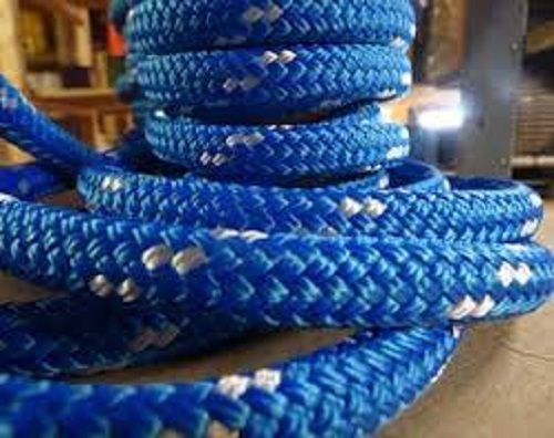 Strong Lightweight Easy To Work Durable Fire Resistant Soft Blue Polyester Rope 