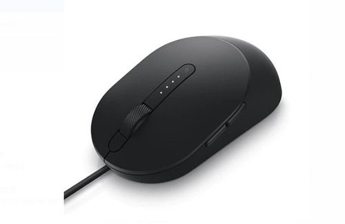 Abs Black Pvc Plastic With 5 Buttons Dell Laser Wired Mouse For Computer 